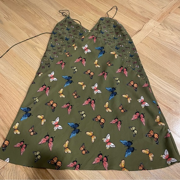 Abercrombie and Fitch Y2K Butterfly Print Slip Dress - Picture 3 of 5